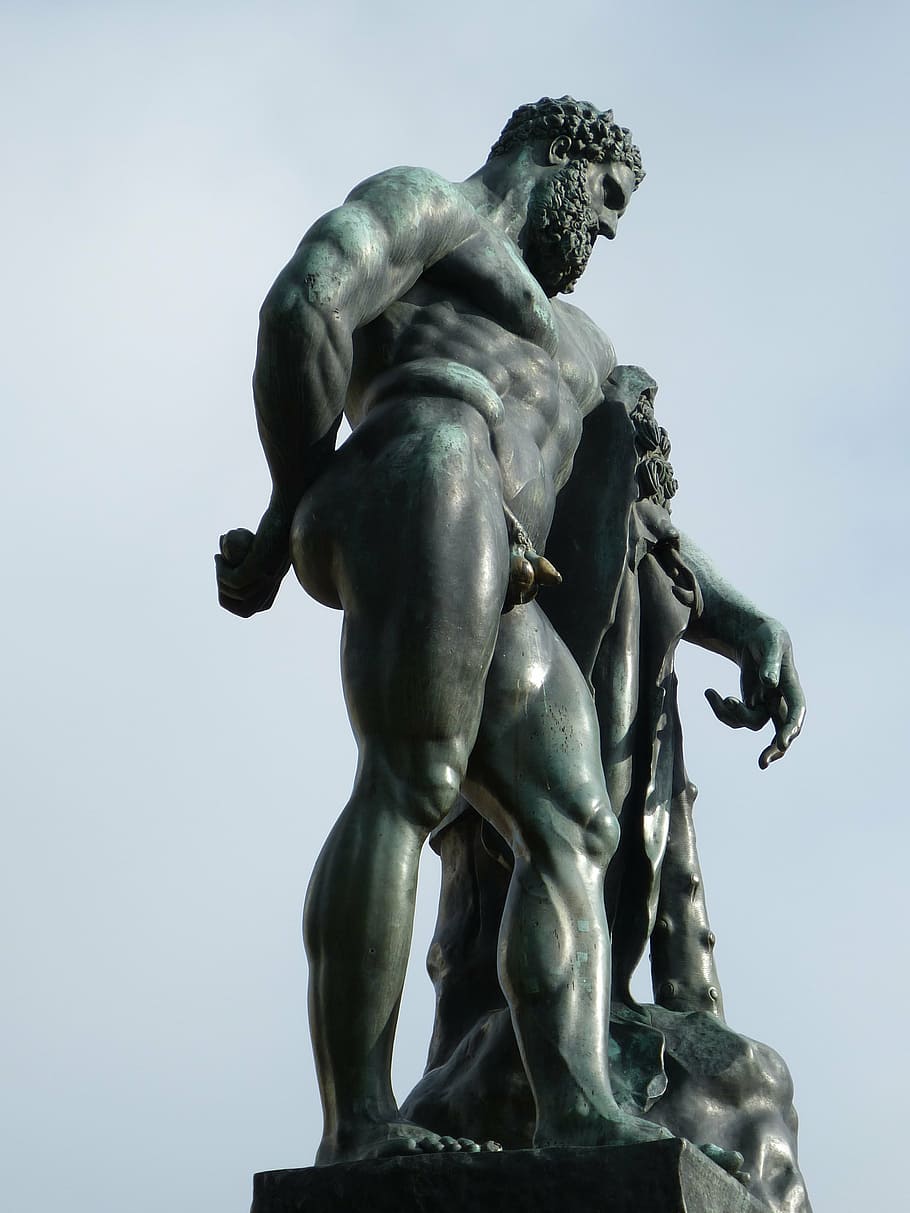 figure, statue, sculpture, man, art, body, park, russia, sankt petersburg HD wallpaper