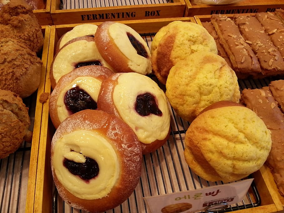 cake, bread, bakery, food and drink, freshness, sweet food HD wallpaper