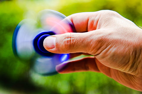 blur, color, exercise, fidget spinner, fun, hand, health, leisure HD wallpaper