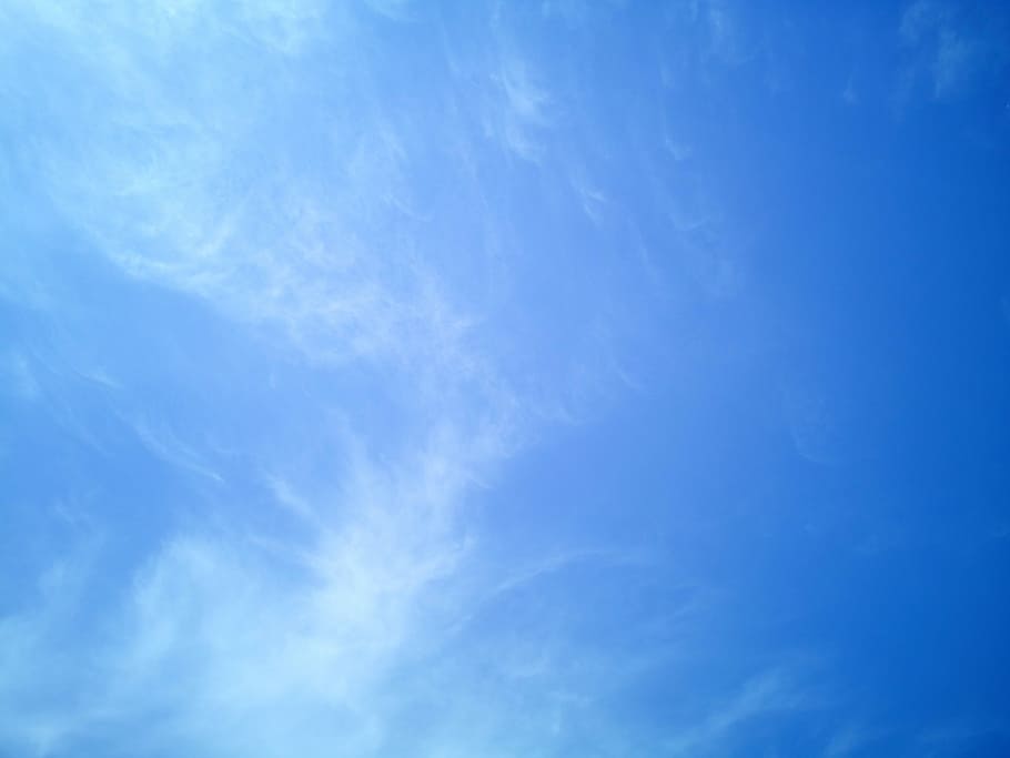white cloudy sky, Firmament, Background, blue, texture, nature, HD wallpaper