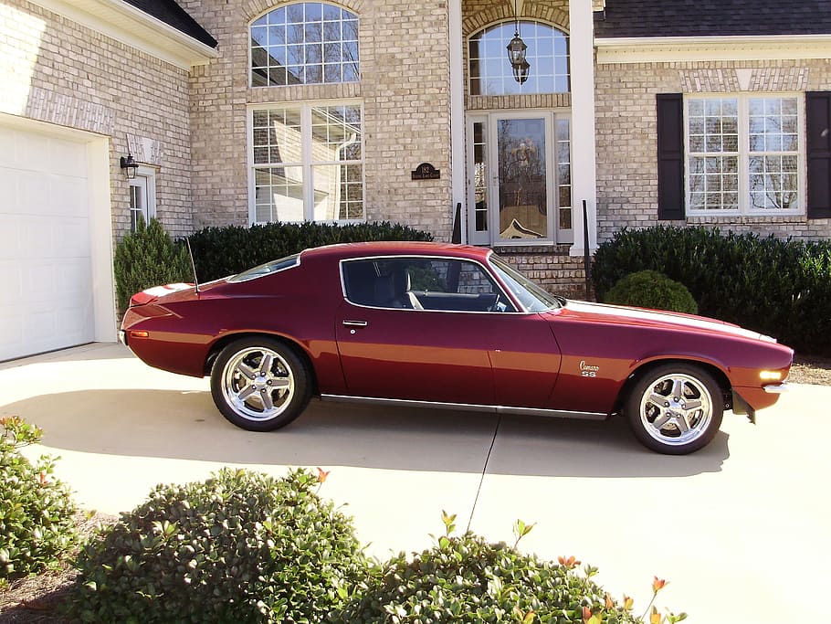 Camaro, Performance, Auto, Muscle, chevrolet, car, red, transportation HD wallpaper