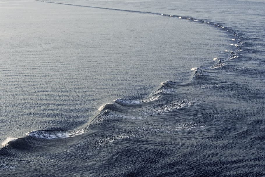 sea, waves, blue, no people, beauty in nature, water, scenics - nature HD wallpaper