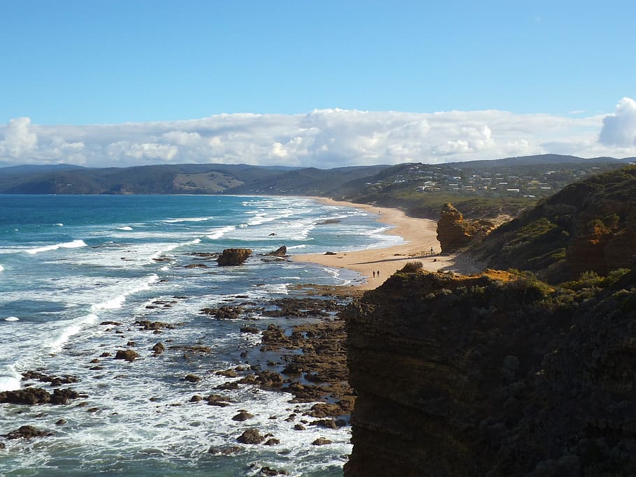 Coast, Rocks, Great Ocean Road, australian coast line, beach, HD wallpaper