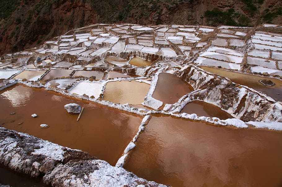 Peru, Inca, 1000 Years, Old, 1000 years old, salt terraces of maras