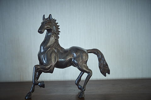 Statue, Horse, Bronze, animal, wood - Material, antique, animal representation HD wallpaper