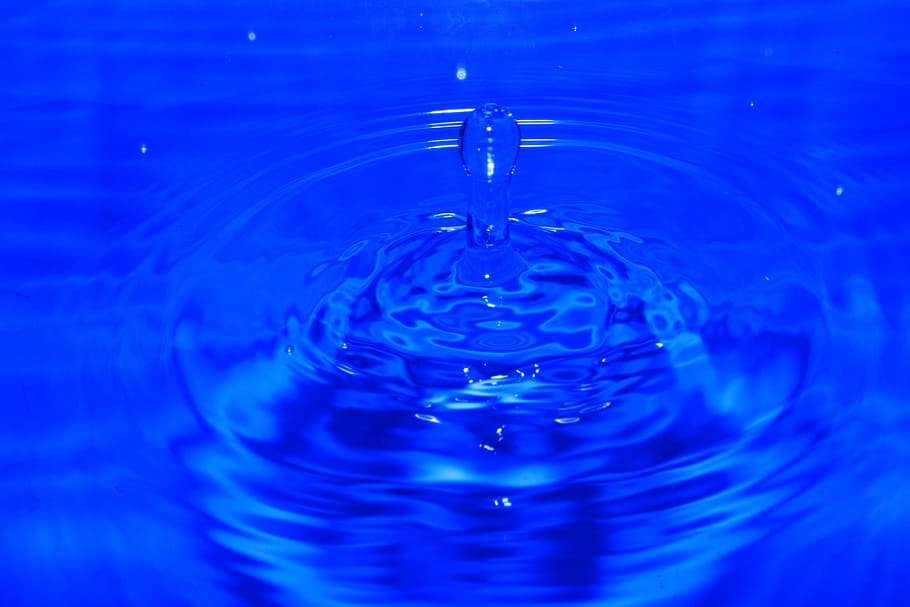 life, water, rippled, blue, motion, drop, splashing, nature HD wallpaper