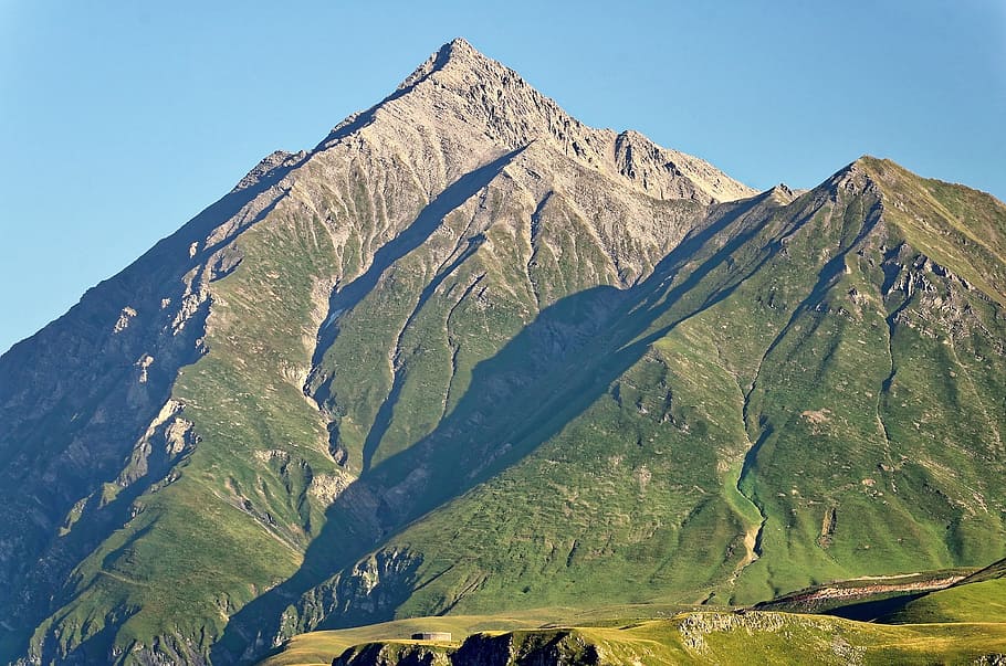caucasus, georgia, mtskheta-mtianeti, mountain, nature, landscape HD wallpaper
