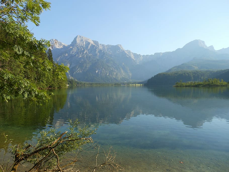 nature, landscape, almsee, mountain, beauty in nature, scenics - nature HD wallpaper