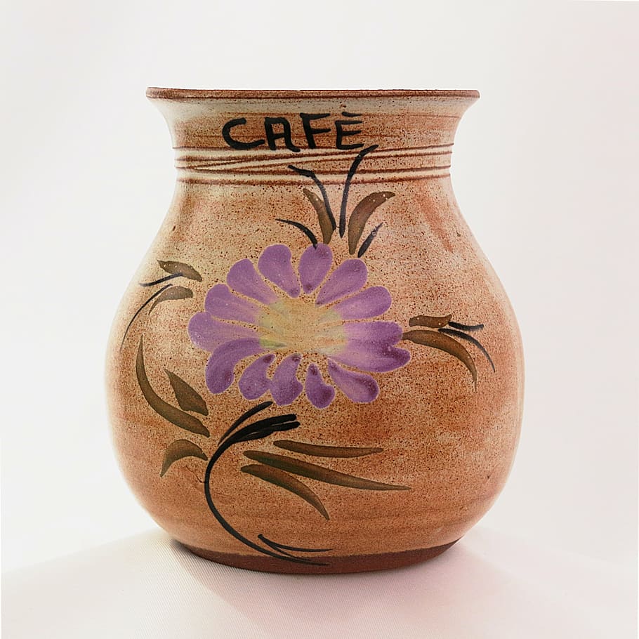 pottery, container, art, ceramic, crafts, coffee pot, single object HD wallpaper