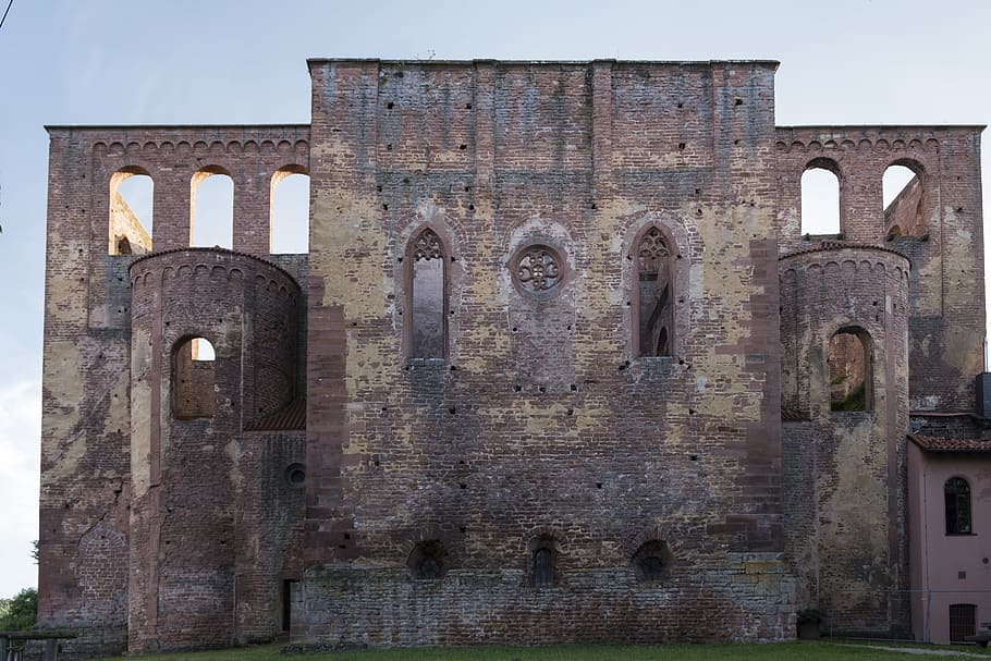 ruin, building, castle, monastery, architecture, church, facade HD wallpaper