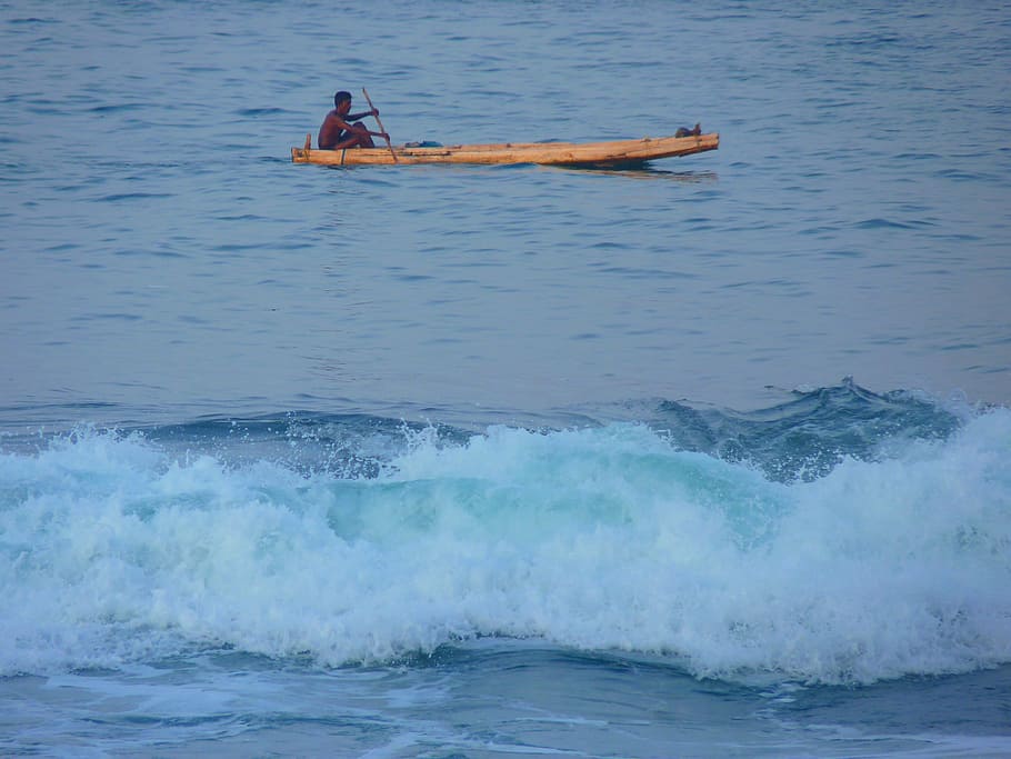 boot, sea, round boot, wave, water, india, motion, sport, waterfront HD wallpaper