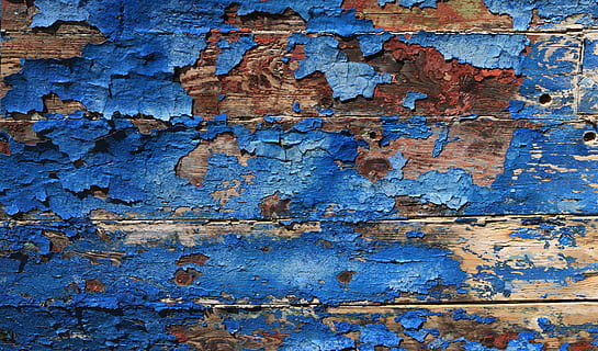digital wallpaper of blue slatted wooden board, texture, background HD wallpaper
