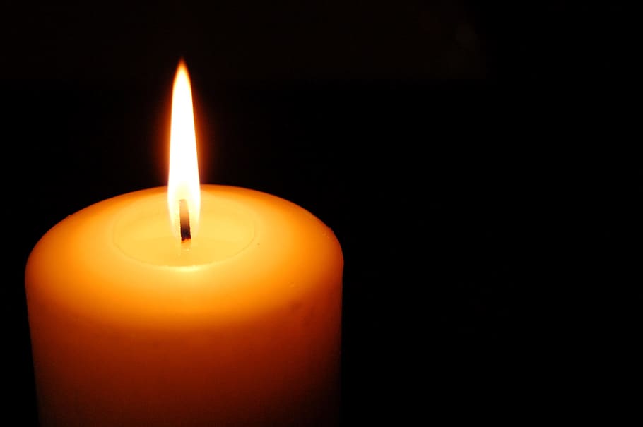 candle, light, fire, flame, dark, burning, fire - natural phenomenon HD wallpaper