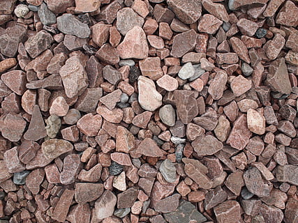 brown and gray gravel, stone, wallpaper, texture, rock, natural HD wallpaper