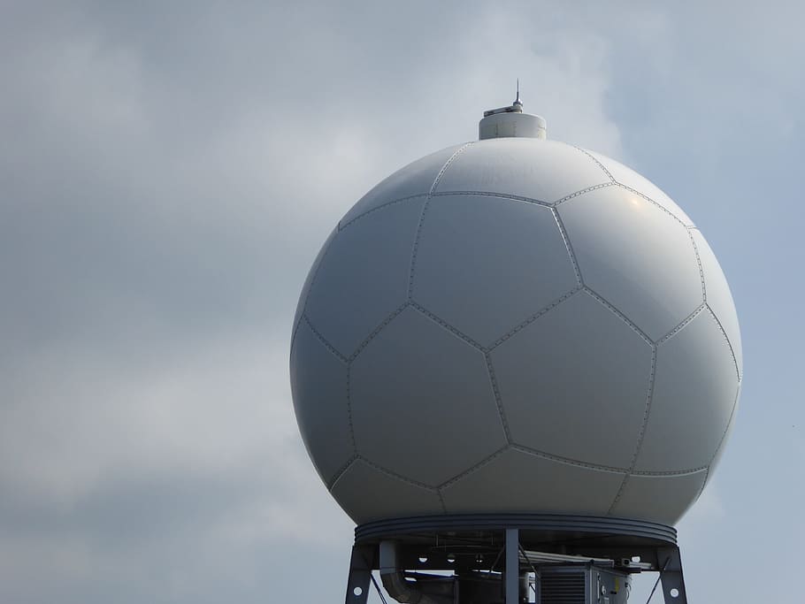 Radar, Weather, Sphere, Technique, outdoors, sky, day, no people HD wallpaper