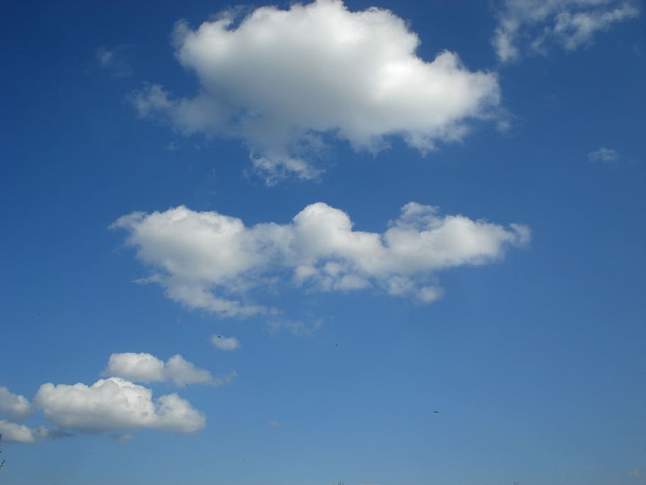blue, background, sky, clouds, outdoors, scenic, tranquil, weather HD wallpaper
