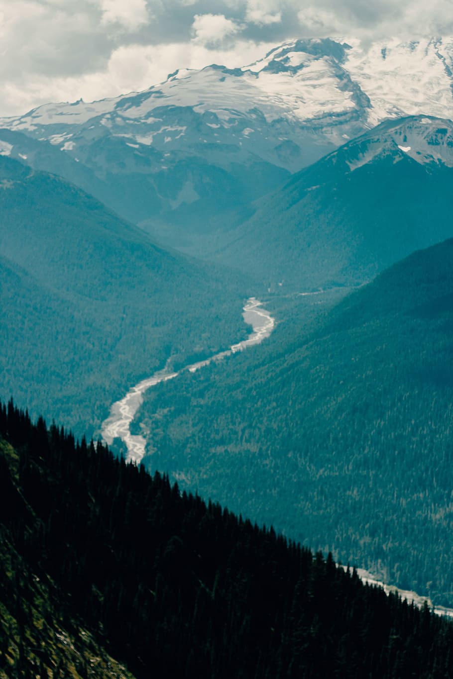 landscape, mountains, nature, forest, valley, beauty in nature HD wallpaper