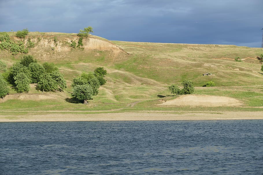 hungary, wallachia, danube, river, landscape, nature, panorama, HD wallpaper