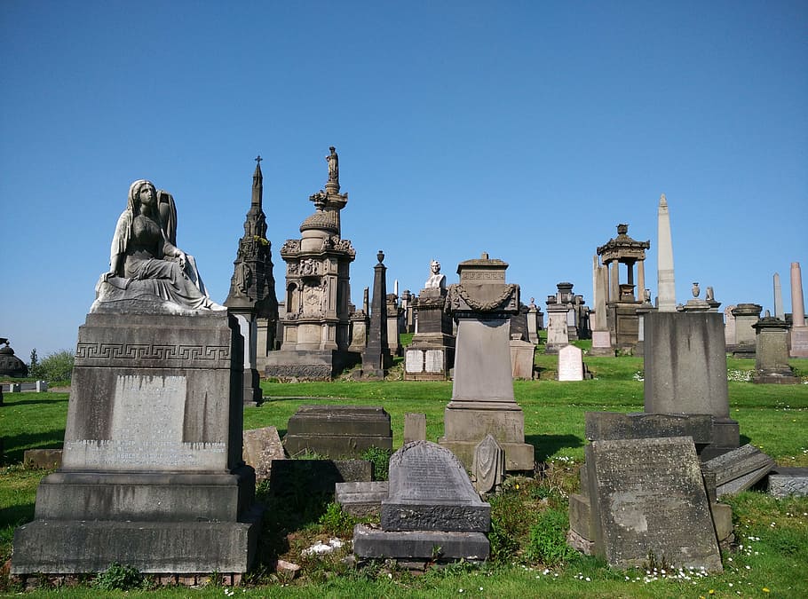 HD wallpaper: cemetery, glasgow, necropolis, grave, scotland, famous ...