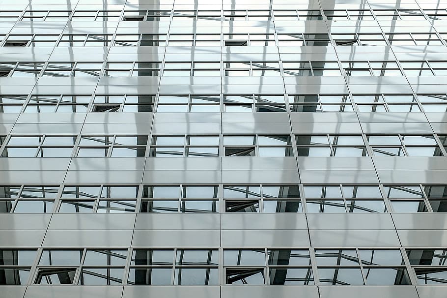 building, urban, modern, architecture, windows, reflection HD wallpaper