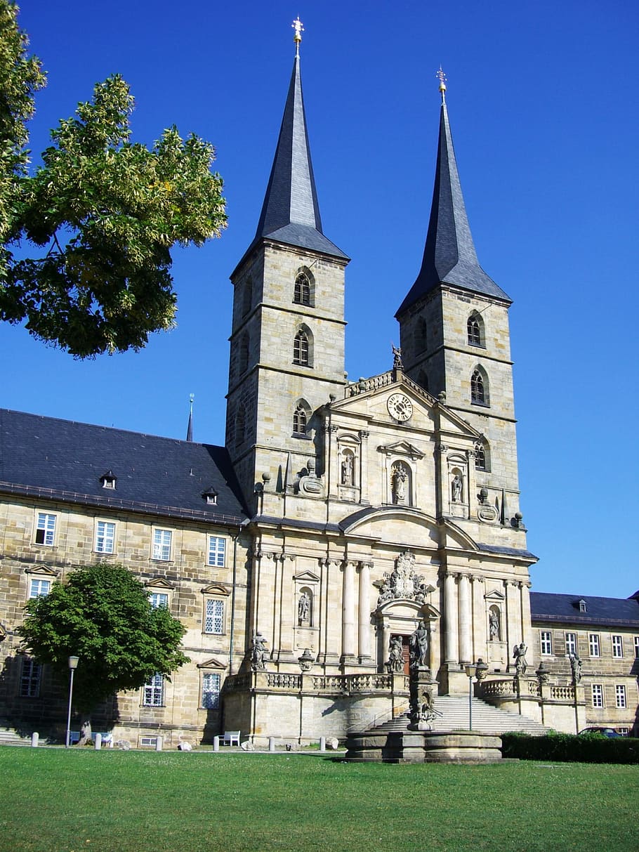 Church, St Michael, Bamberg, architecture, history, religion HD wallpaper
