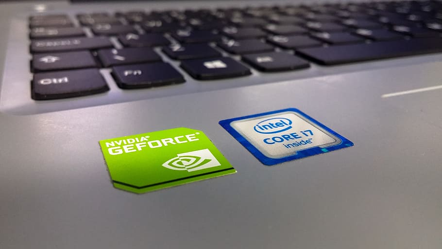 Nvidia Geforce Intel Core i7 laptop, keyboard, technology, mac, HD wallpaper