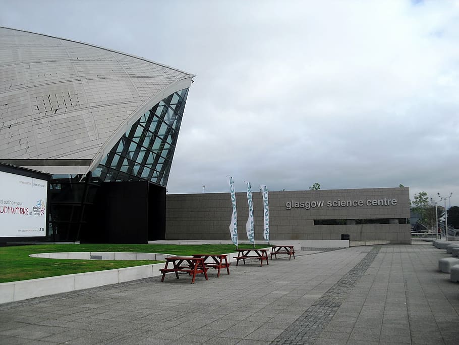 glasgow, science centre, clyde, architecture, built structure HD wallpaper