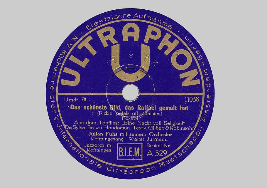Shellac, Disc, 78Rpm, Label, shellac disc, ultraphon, tinge HD wallpaper