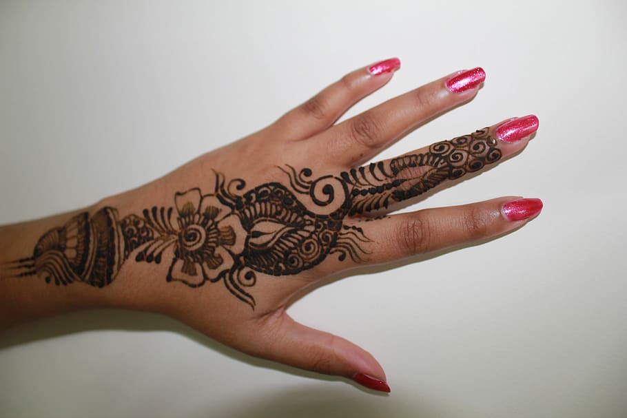 Arabic Mehndi Design, Mehndi Design, flower, floral, tattoo, henna