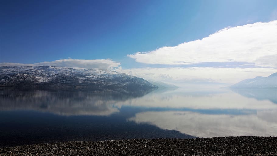 nature, mountain, sky, panoramic, landscape, valley, lake, coldstream HD wallpaper
