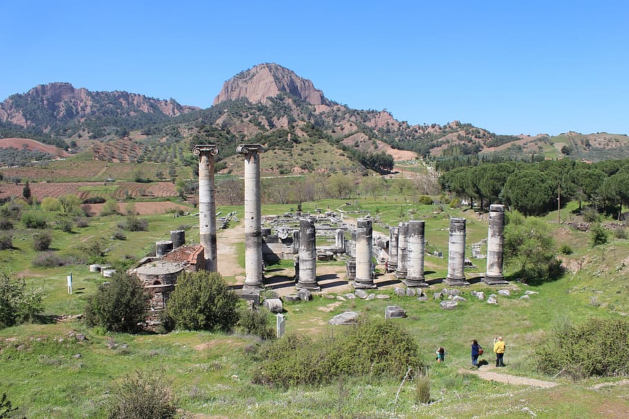 ruin, temple, old, columnar, places of interest, antiquity HD wallpaper
