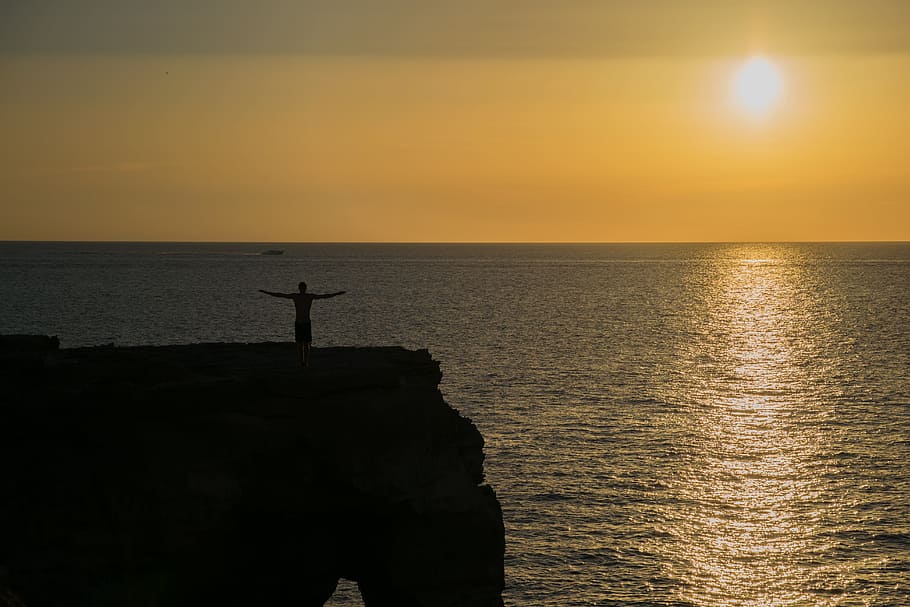 formentera, sea, sunset, water, sky, scenics - nature, beauty in nature, HD wallpaper