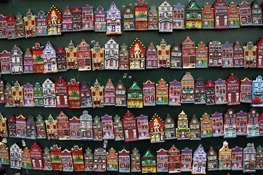 assorted-color house decors, Amsterdam, Architecture, Building HD wallpaper