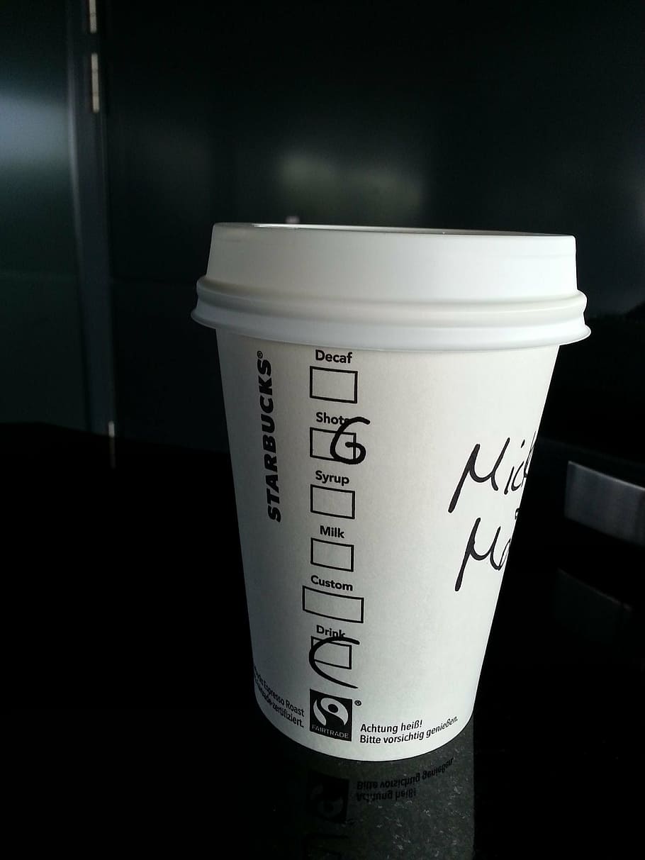 starbucks, coffee, spelling, western script, text, disposable HD wallpaper