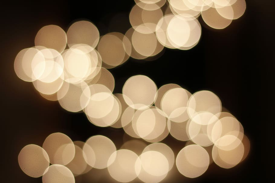 bokeh photography, bokeh effect photography, lights, dots, night HD wallpaper