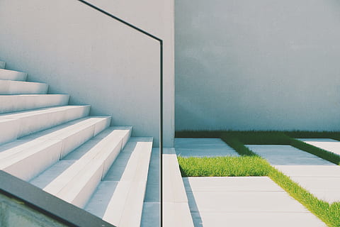 Minimal staircase architectural details, architecture, building HD wallpaper