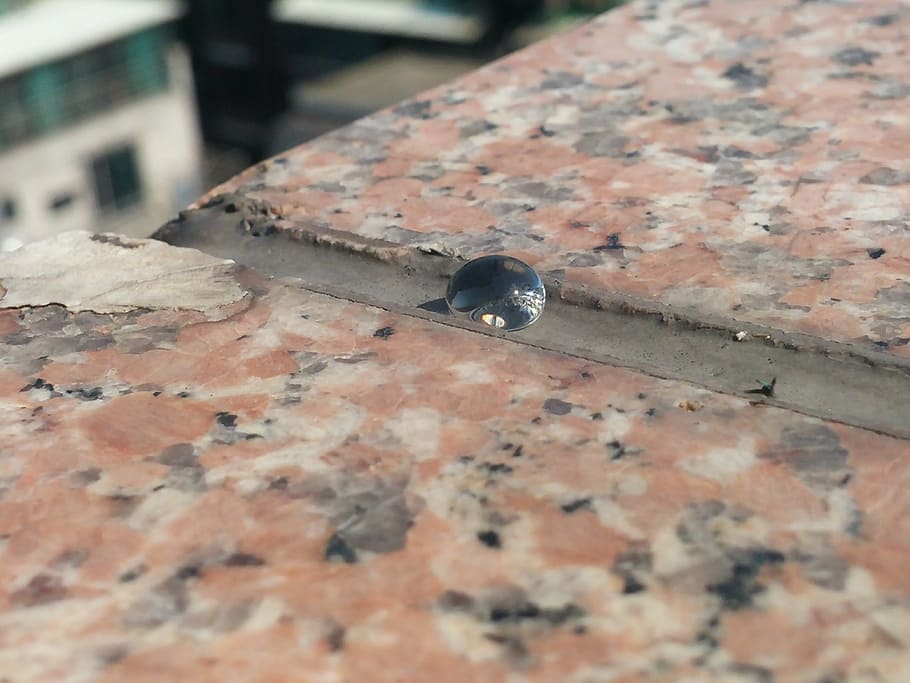 trickle, water drops, summer, marble, no people, built structure HD wallpaper