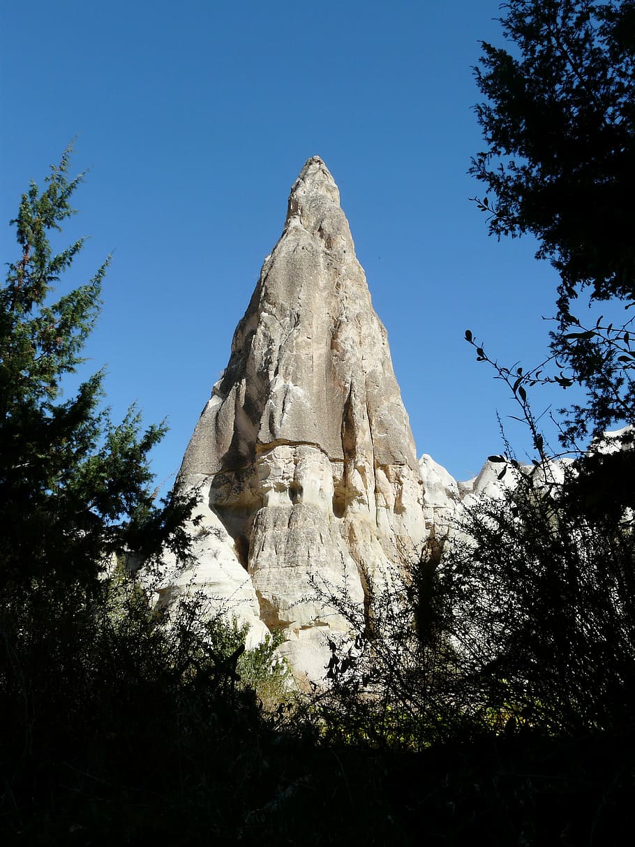 rock, tower, great, tufa, rock formations, erosion, valley of roses HD wallpaper