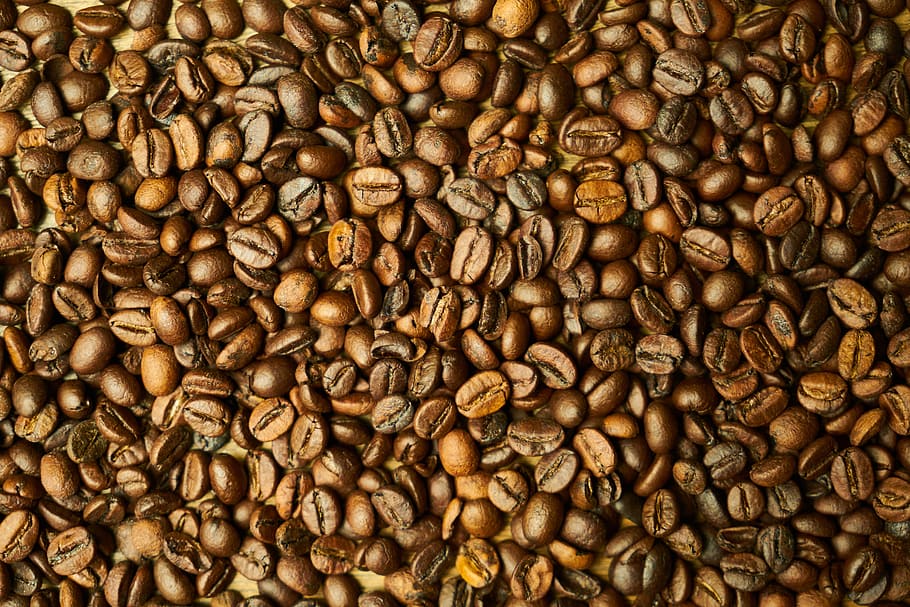 coffee beans, core, seed, kernels, table, good morning, nutrition HD wallpaper