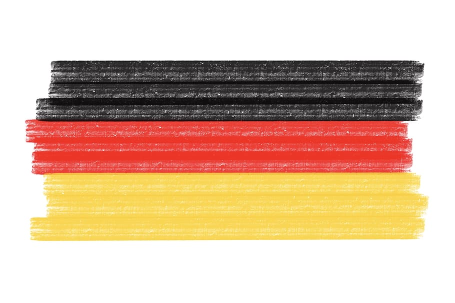 germany flag, flag germany, symbol, cut out, white background HD wallpaper