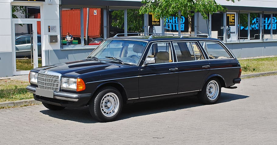 auto, mercedes, oldtimer, combi, t-model, classic, automotive HD wallpaper