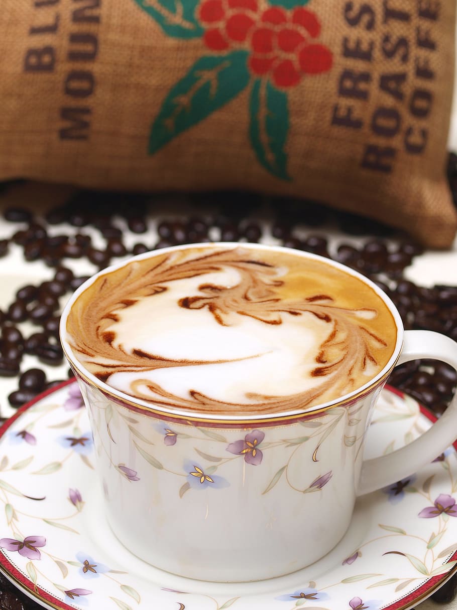 Coffee, Mug, Coffee Beans, Cup, coffee - drink, coffee cup HD wallpaper