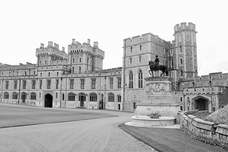 windsor castle, england, royal, uk, architecture, britain, british HD wallpaper
