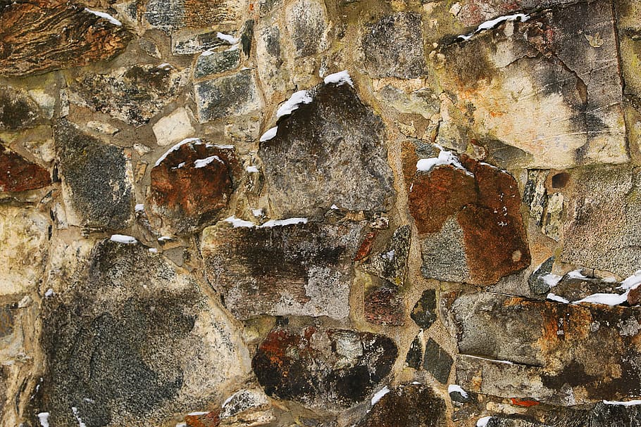 nature, stone, pattern, rock, wall - building feature, full frame HD wallpaper