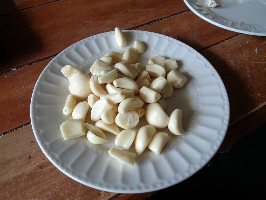 garlic, eat, savory, unctuous, food, food and drink, freshness HD wallpaper