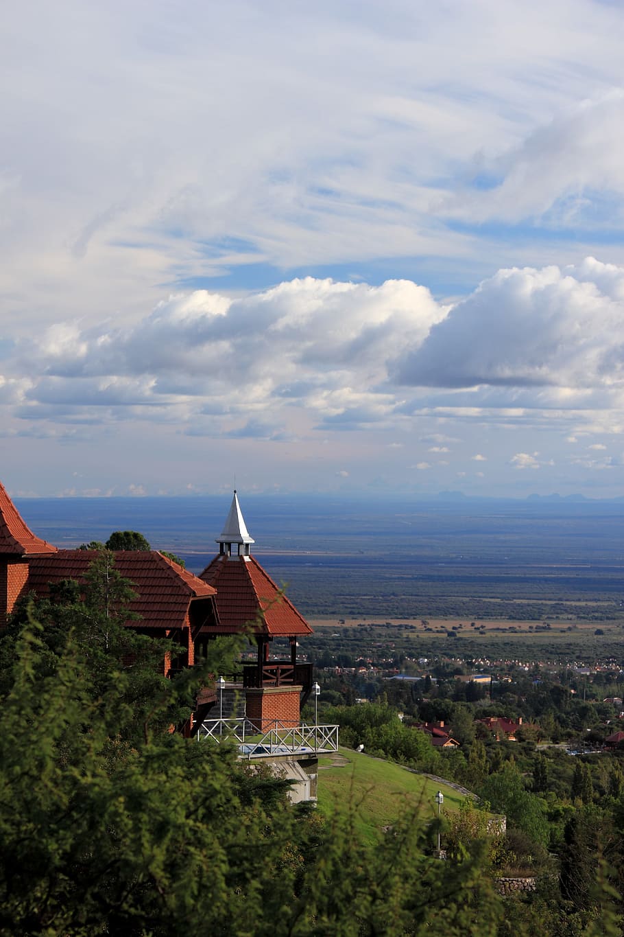 Viewpoint, Cloud, Sky, Landscape, Height, heights, mountains HD wallpaper