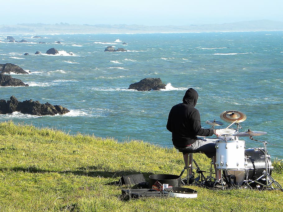 Lonely, Drummer, Bodega, Bay, California, landscape, lanmusicdscape HD wallpaper