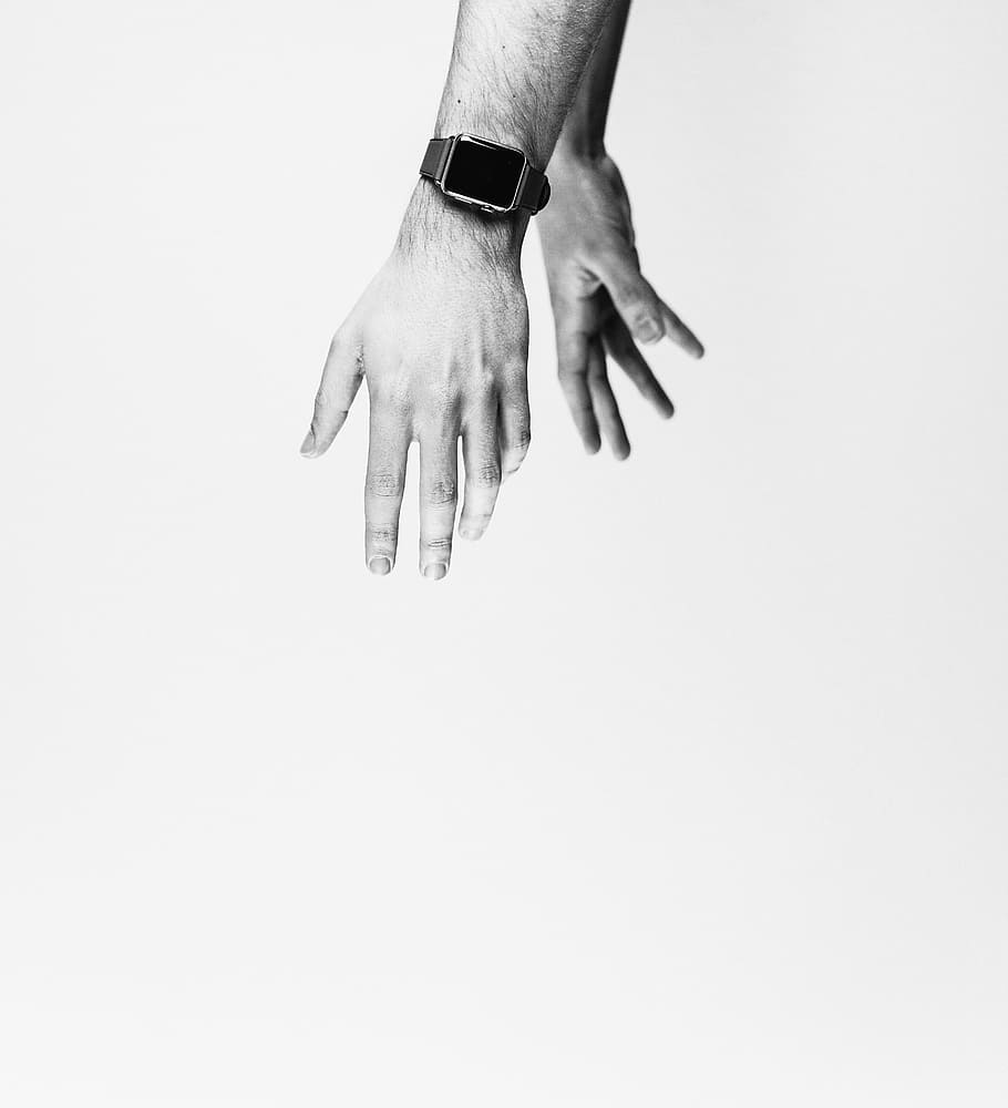 people, hands, watch, time, black and white, human hand, human body part HD wallpaper