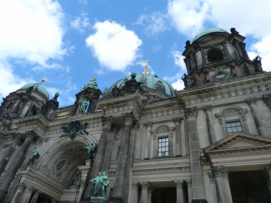 berlin, dom, monument, building, architecture, building exterior HD wallpaper