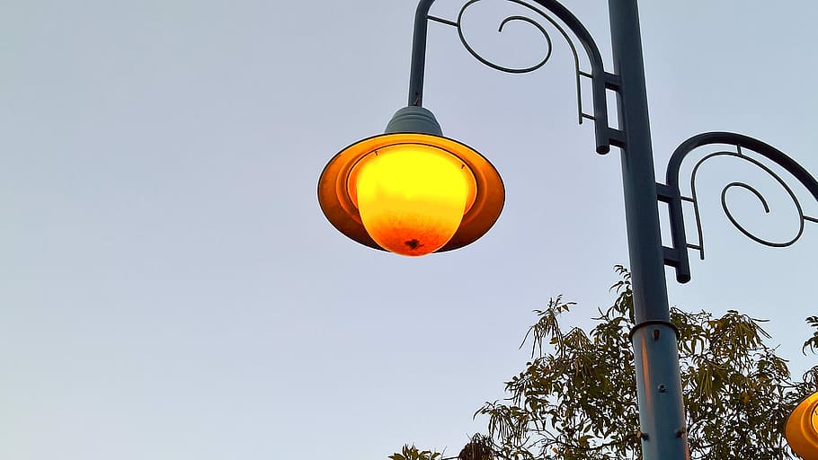 Street Light, Lamp, Sky, streetlight, architecture, streetlamp HD wallpaper